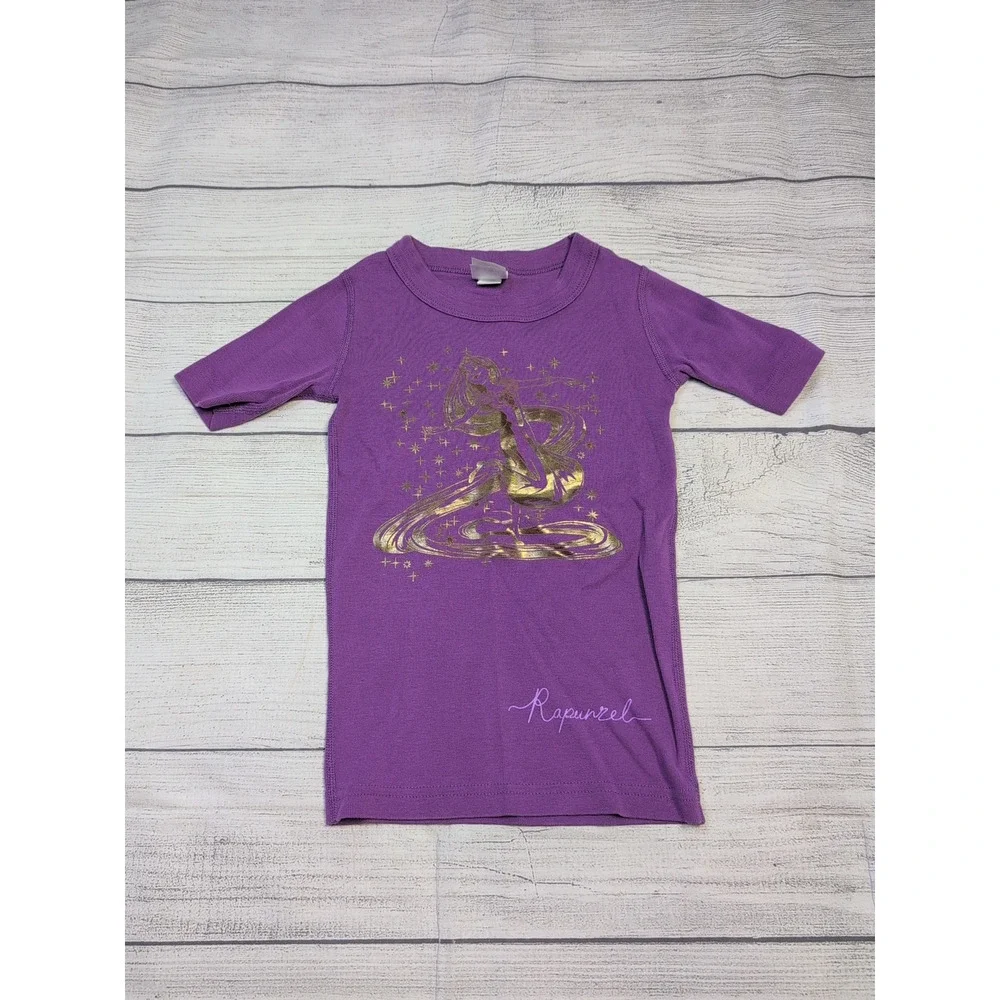 5 Hanna Andersson/Disney Tangled Rapunzel Short John Pajamas
